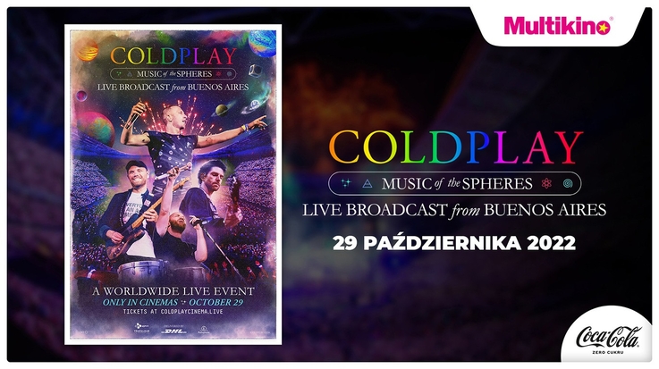Przeżyj oszałamiający spektakl bijącej rekordy światowej trasy koncertowej Coldplay „Music Of The Spheres”